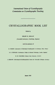 Title: Crystallographic Book List, Author: Helen D. Megaw