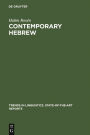 Contemporary Hebrew