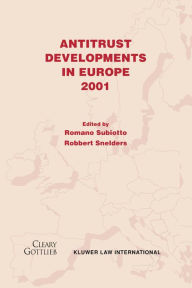 Title: Antitrust Developments in Europe 2001: 2001, Author: Romano Subiotto