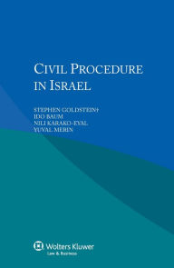 Title: Civil Procedure in Israel, Author: Stephen Goldstein