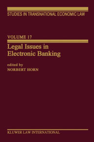 Title: Legal Issues in Electronic Banking, Author: Norbert Horn