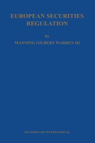 Title: European Securities Regulation, Author: Paula Manning