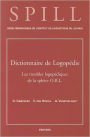 Dictionnaire de logopedie. Les troubles logopediques de la sphere O.R.L.