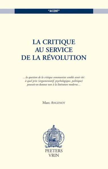 La critique au service de la Revolution