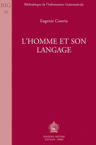 Title: L'homme et son langage, Author: E Coseriu