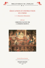 Title: Education et instruction en Chine 1. L'education elementaire, Author: C Despeux