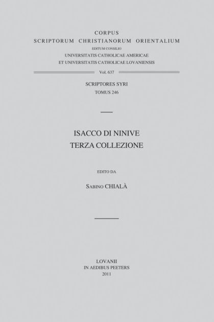 Isacco di Ninive. Terza Collezione T. by S Chiala, Paperback Barnes