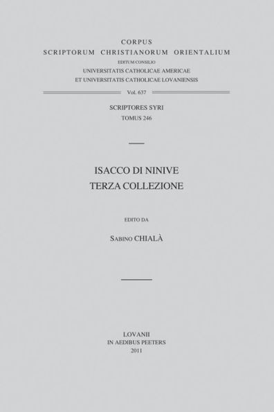 Isacco di Ninive. Terza Collezione: T.