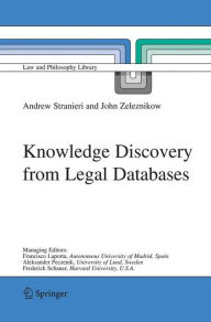 Title: Knowledge Discovery from Legal Databases, Author: Andrew Stranieri