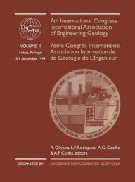 Title: 7th International Congress International Association of Engineering Geology, volume 2: Proceedings / Comptes-rendus, Lisboa, Portugal, 5-9 September 1994, 6 volumes / Edition 1, Author: R. Oliveira