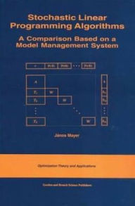 Title: Stochastic Linear Programming Algorithms: A Comparison Based on a Model Management System, Author: Janos Mayer
