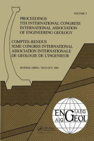 Title: 5th Int Congress Int Assoc of Engineering Geology Argen / Edition 1, Author: Symposum Editors