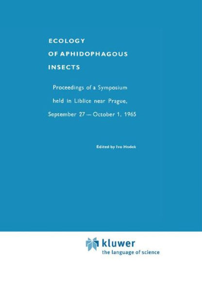 Ecology of Aphidophagous Insects / Edition 1