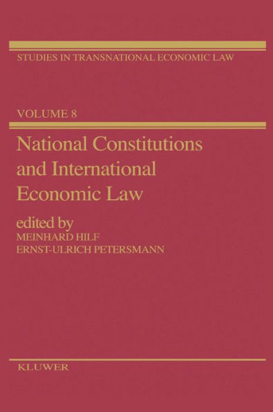 National Constitutions and International Economic Law