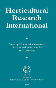 Title: Horticultural Research International: Directory of horticultural research insitutes and their activities in 74 countries, Author: H.H. van der Borg