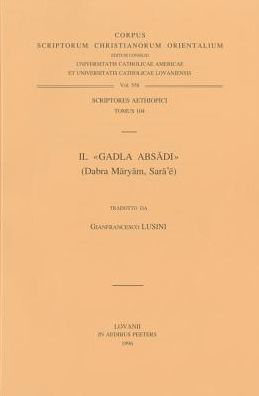 Il Gadla Absadio (Dabra Maryam, Sera'e) Aeth. 104.