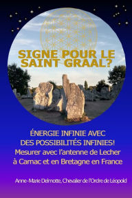 Title: SIGNE POUR LE SAINT GRAAL? Ã¯Â¿Â½NERGIE INFINIE AVEC DES POSSIBILITÃ¯Â¿Â½S INFINIES! Mesurer avec l'antenne de Lecher Ã¯Â¿Â½ Carnac et en Bretagne en France, Author: Anne-Marie Delmotte