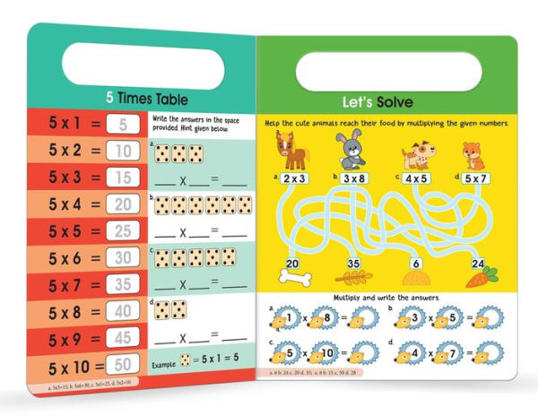 My Big Wipe And Clean Book of Times Tables for Kids: Fun With Maths