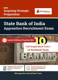 Title: SBI Apprentice Recruitment Exam Preparation Book 1300+ Solved Questions By EduGorilla Prep Experts, Author: EduGorilla Prep Experts