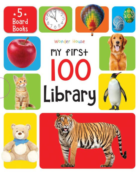 My First 100 Library: Boxset of 5 Early Learning Board Books