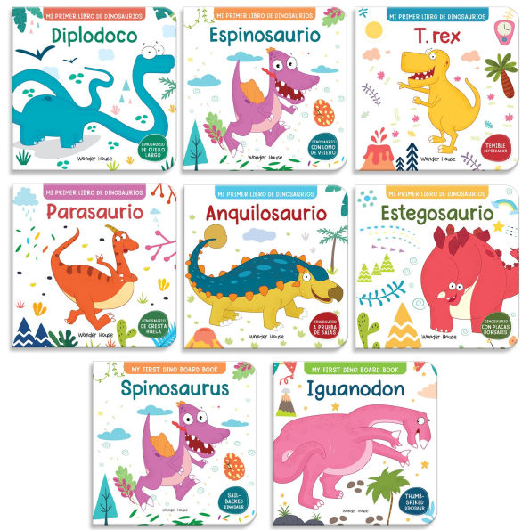 My First Dino Board Book Boxed Set- Spanish