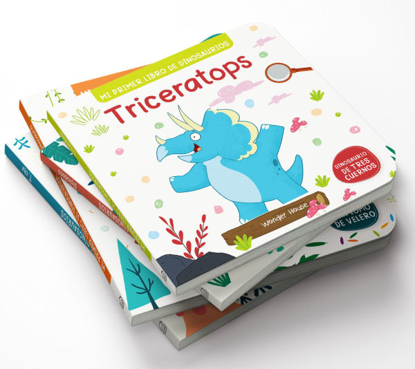 My First Dino Board Book Boxed Set- Spanish