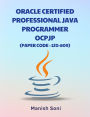 Oracle Certified Professional Java Programmer OCPJP 1Z0 809