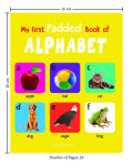 Alternative view 2 of My First Padded Book of Alphabet: Early Learning Padded Board Books for Children