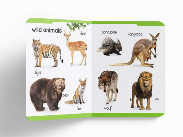 My First Padded Book of Animals: Early Learning Padded Board Books for Children