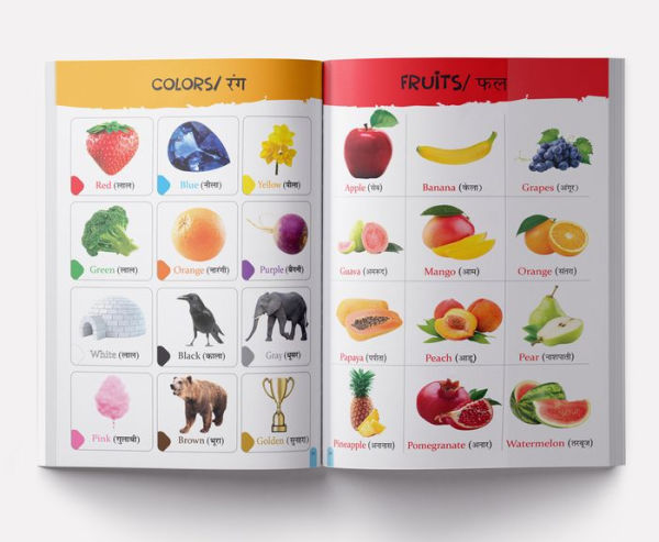 My First All in One: Bilingual Picture Book For Kids Hindi-English