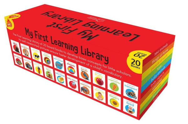 My First Complete Learning Library: Boxset of 20 Board Books Gift Set for Kids (Horizontal Design)