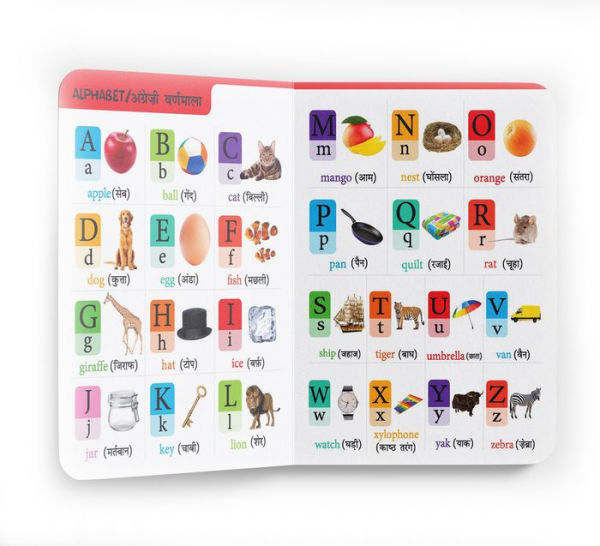 My First All in One: Bilingual Picture Book For Kids Hindi-English