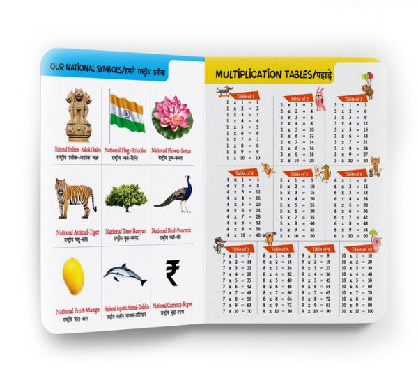 My First All in One: Bilingual Picture Book For Kids Hindi-English