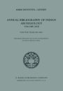 Annual Bibliography of Indian Archaeology: Volume XXII for the Years 1967-1969