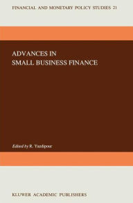 Title: Advances in Small Business Finance, Author: Rassoul Yazdipour