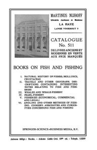 Title: Books on Fish and Fishing, Author: Springer Netherlands