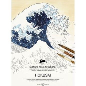 Hokusai Artists' Colouring Book