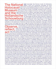 Title: The National Holocaust Museum and the Hollandsche Schouwburg: Observe, reflect, act, Author: Annemiek Gringold