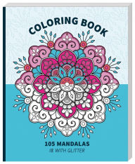 Mandala Glitter Coloring Book