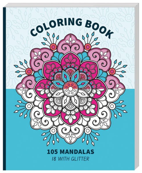 Mandala Glitter Coloring Book
