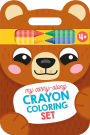 My Carry-Along Crayon Coloring Set: Bear & Friends (Ages 4+)