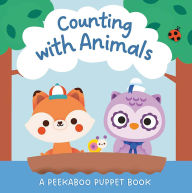 Title: Counting with Animals: A Peekaboo Puppet Book (Includes Board Book and Glove with 5 Finger Puppets!), Author: Yoyo Books
