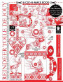 Reindeer Toile de Jouy Cut-n-Make Book: Classic Red and White Engravings plus Nordic Braids for Handmade Cards, Pretty Packs and Gifts