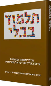 Title: Steinsaltz Talmud Bavli- Hullin Part 1, Large, Hebrew, Author: Adin Steinsaltz