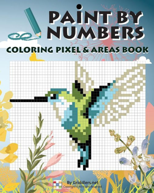 Paint By Numbers Coloring Pixel & Areas Book by Shirly Maor, Elad Maor