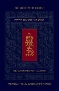 Title: Koren Mikraot HaDorot, V10: Miketz, Author: Jonathan Sacks