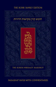 Title: Koren Mikraot HaDorot, V12: Vayhi, Author: Jonathan Sacks