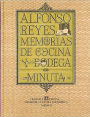 Memorias de Cocina y Bodega Minuta