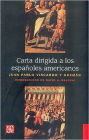 Carta dirigida a los espanoles americanos