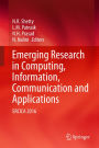 Emerging Research in Computing, Information, Communication and Applications: ERCICA 2016